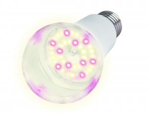 LED-A60-15W-SPFB-E27-CL PLP30WH Лампа светодиодная для растений. Форма A. прозрачная. Спектр для фотосинтеза. Картон. ТМ Uniel
